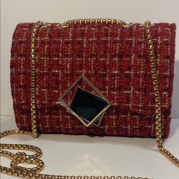 Red Tweed Bag - Picture 5 of 13